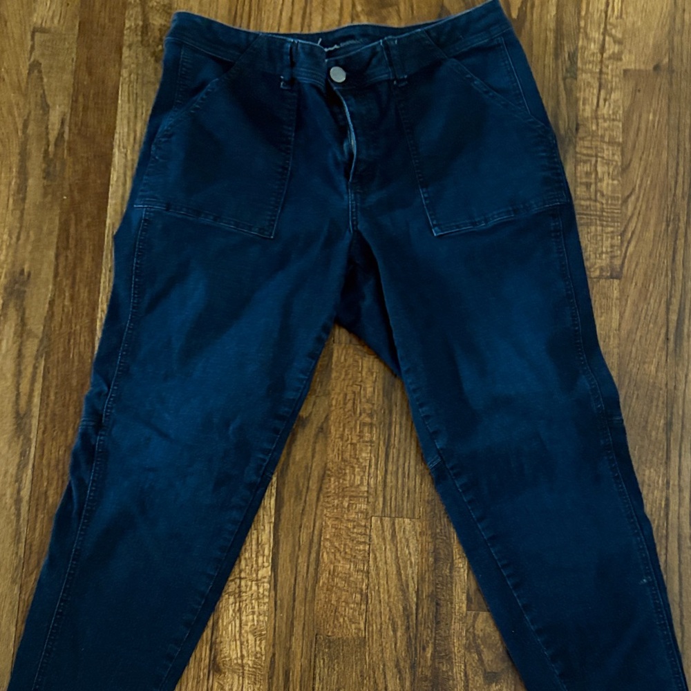 Lane Bryant Navy Straight Leg Jeans